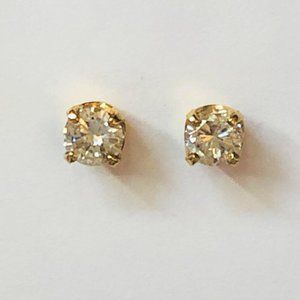 14KY .4tdw Diamond Stud Earrings